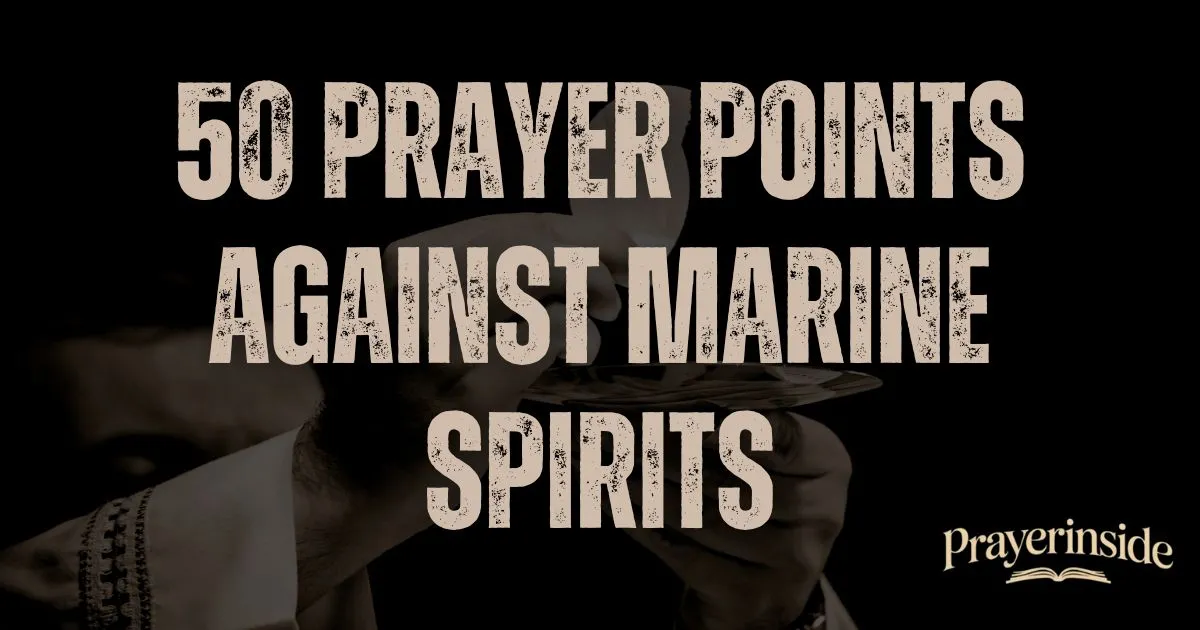 prayer points against marine spirits