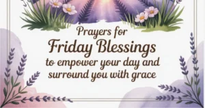 prayers for Friday blessings
