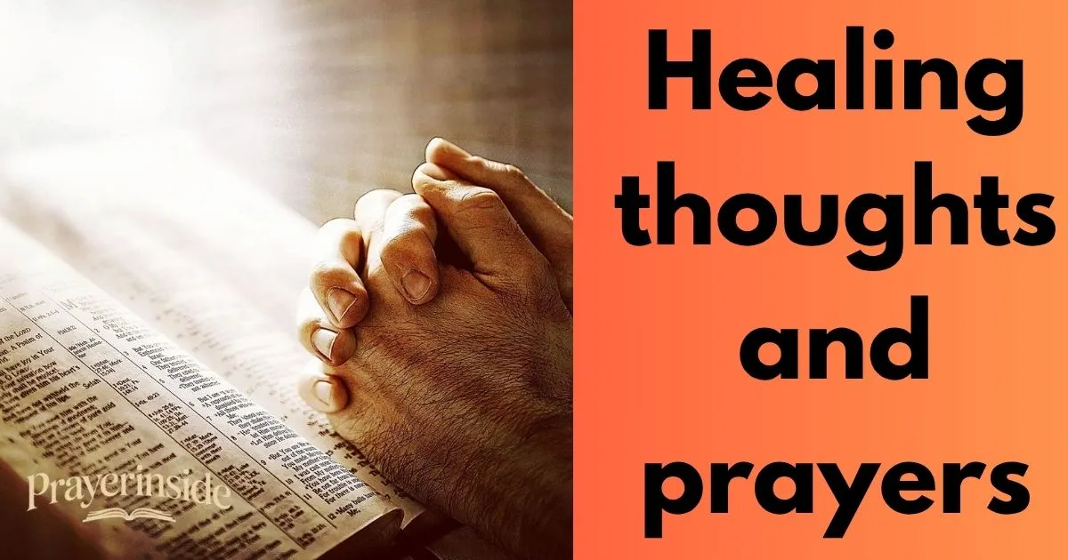 healing thoughts and prayers