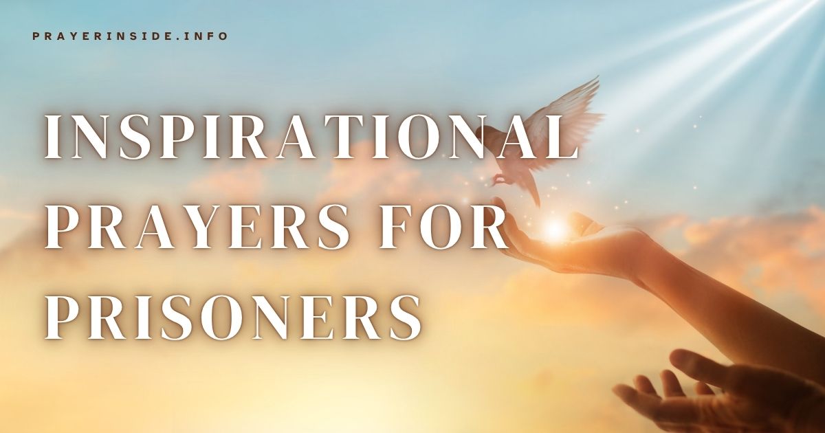 inspirational prayers for prisoners