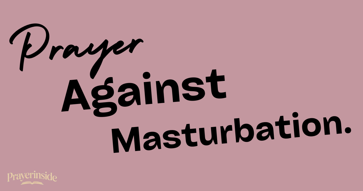 Prayer Against Masturbation