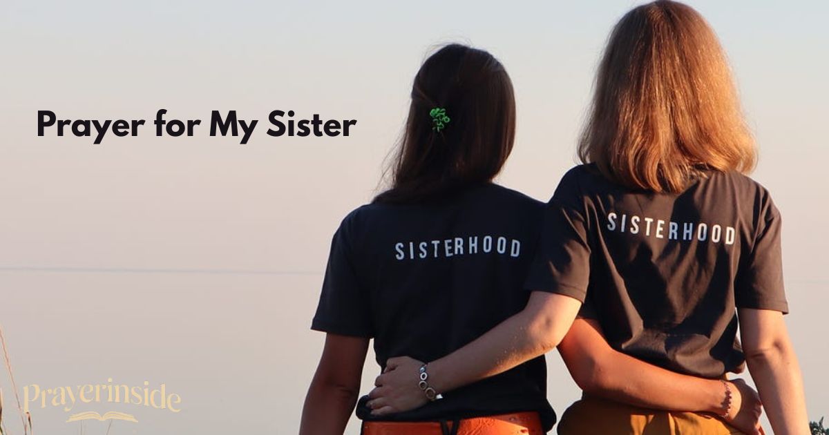 prayer for my sister