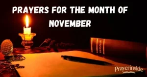 prayers for the month of november