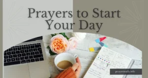 prayers to start your day