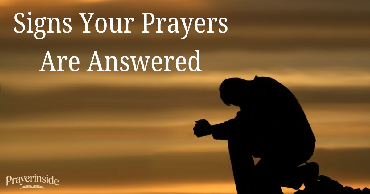 signs your prayers are answered