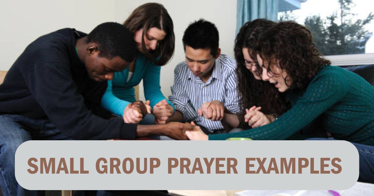 small group prayer examples