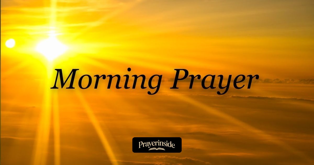 good morning prayer for him