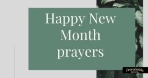 happy new month prayers to my love