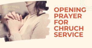 opening prayer for sunday service
