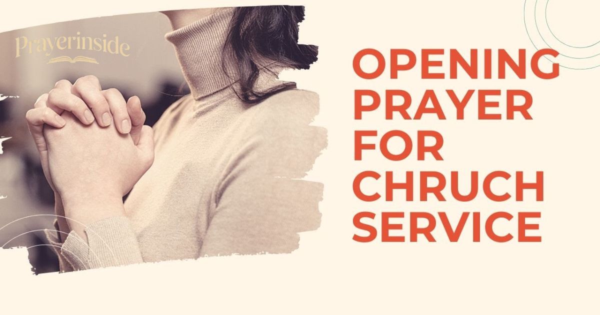 opening prayer for sunday service
