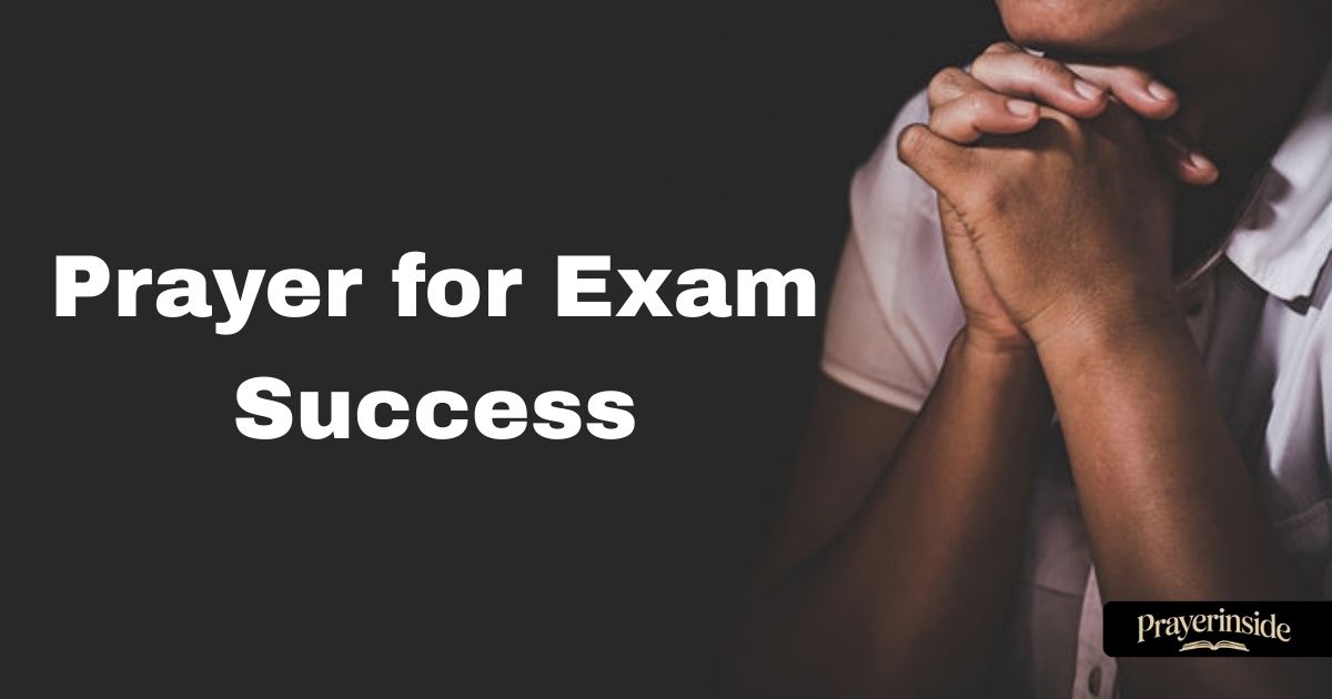 prayer for exam success