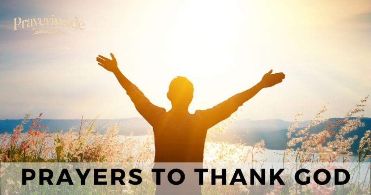 prayer for thanking god