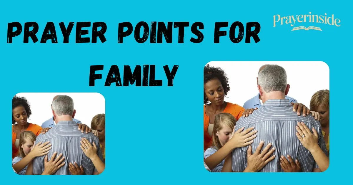prayer points for family