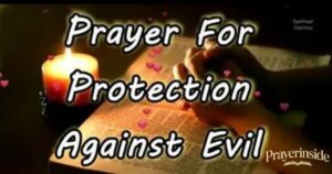 prayer to protect home from evil