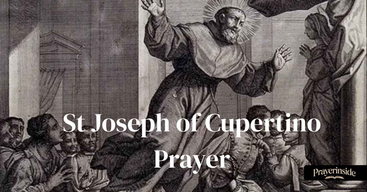 st joseph of cupertino prayer
