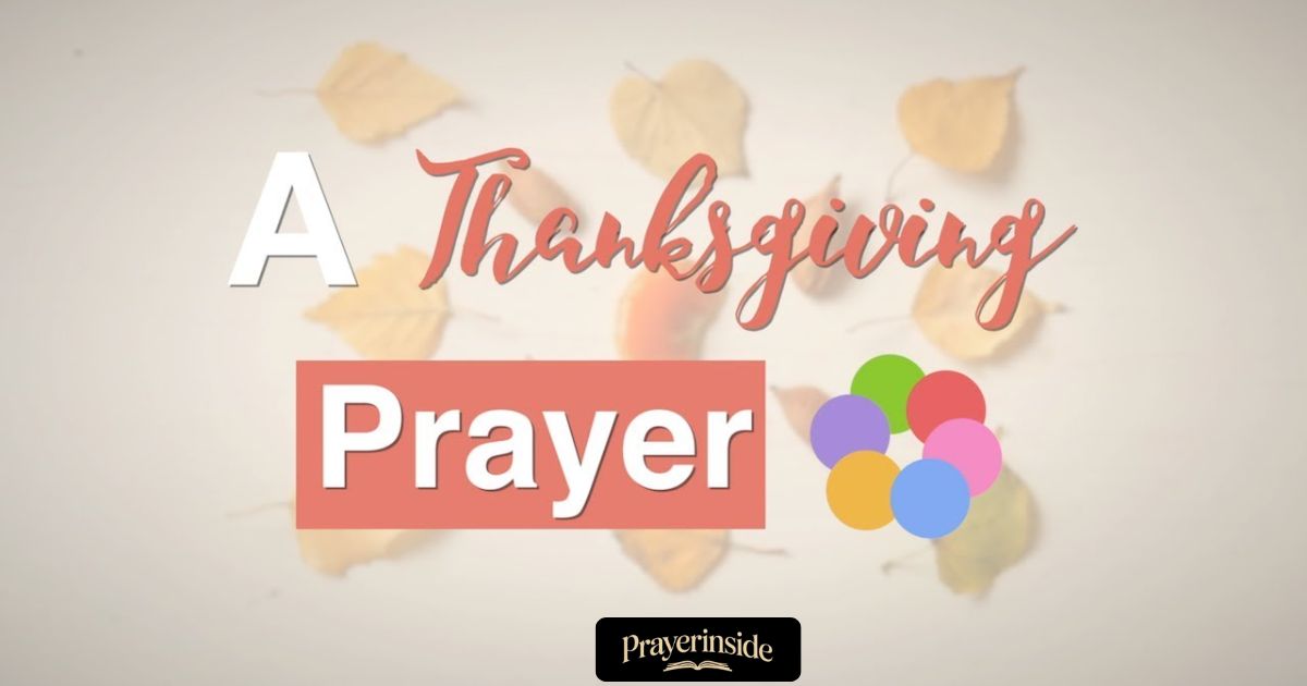 thanksgiving prayer points
