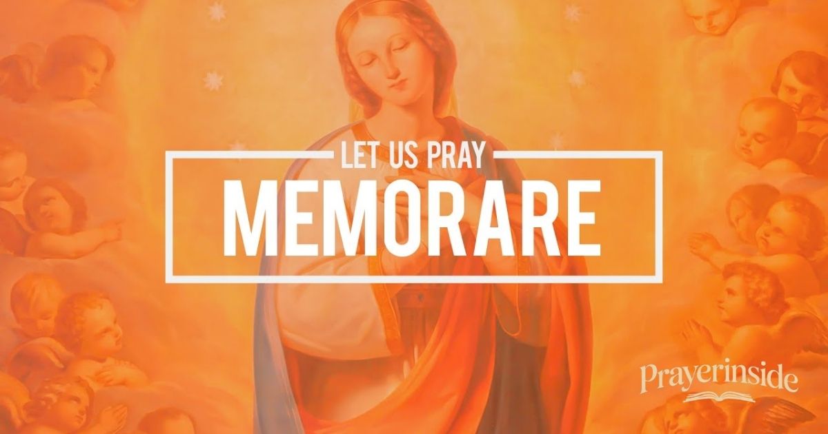 the memorare prayer