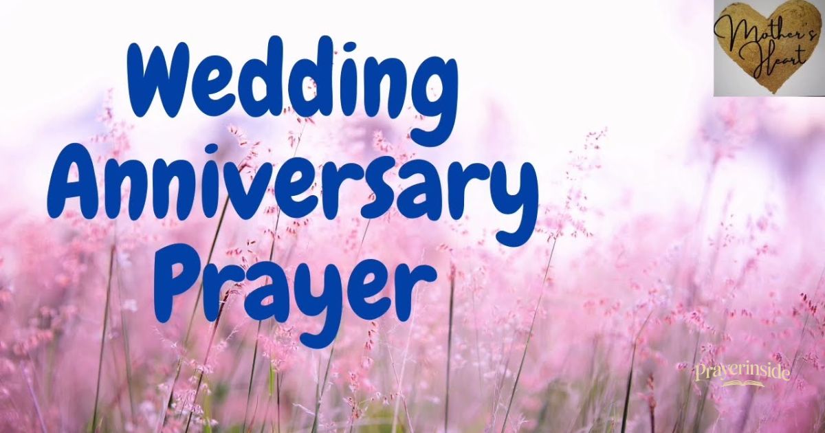 wedding anniversary prayers