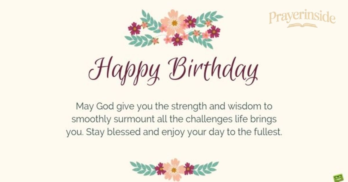birthday prayer for a friend