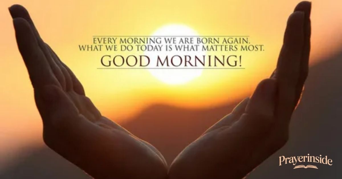 good morning with prayer