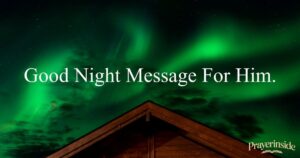 good night message for him