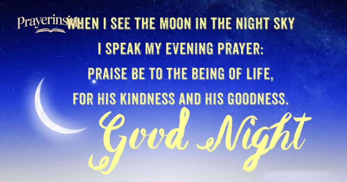 good night prayer