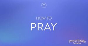 how to pray