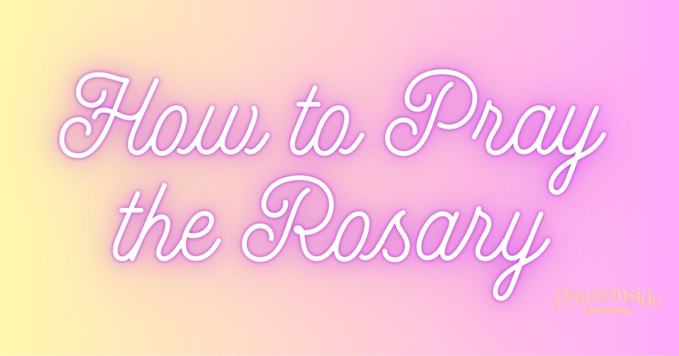 how to pray the rosary