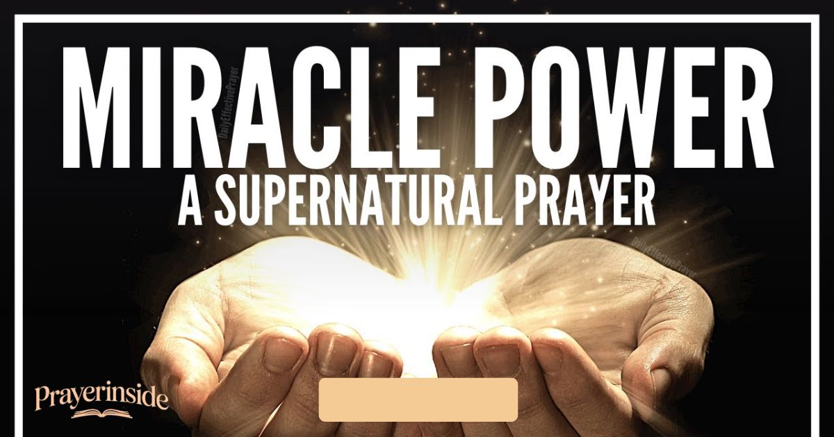 miracle prayer