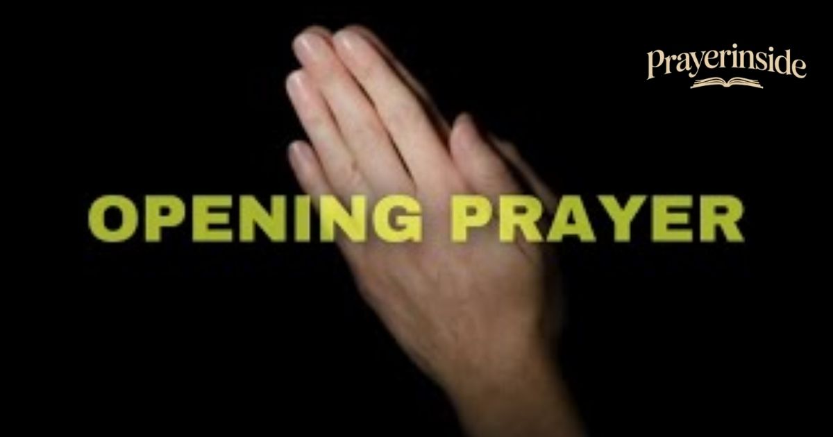 opening prayer