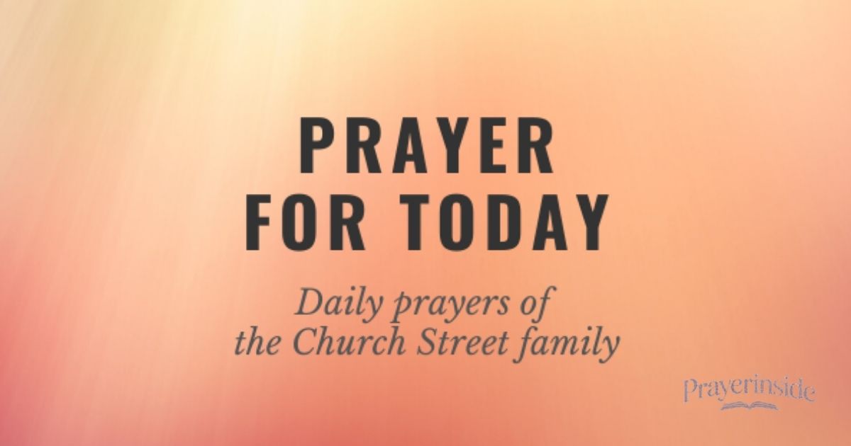 prayer for today