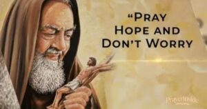 prayer to padre pio