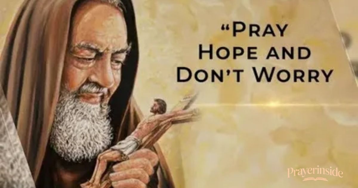 prayer to padre pio