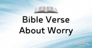 bible verse about worry