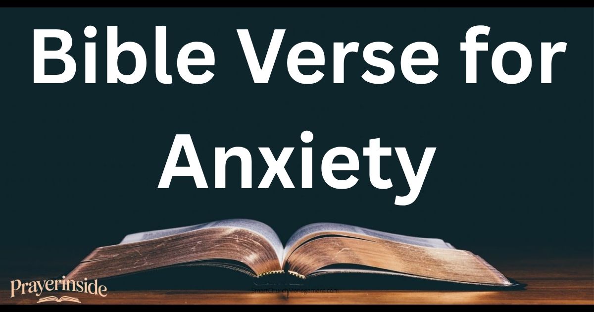 bible verse for anxiety