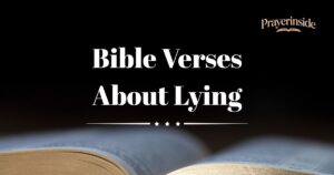 bible verses about lying