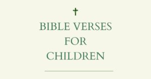 bible verses for children