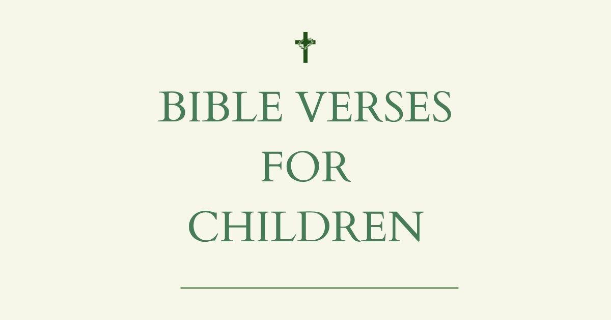 bible verses for children