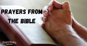 prayers from the bible