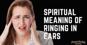 ringing in right ear spiritual meaning