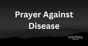 prayer against disease