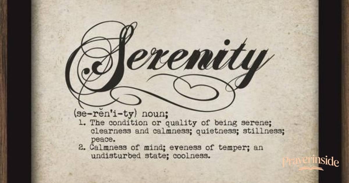 serenity mean